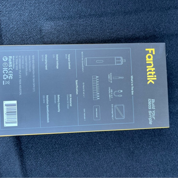 Cordless Screwdriver Kit - Blue - Picture 2 of 2